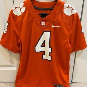 Men's Nike Deshaun Watson Orange Clemson Tigers Player Game Jersey